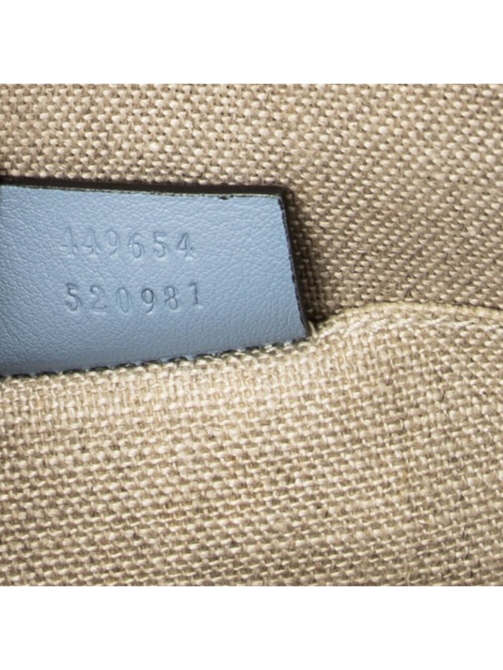 Gucci Mini Dome Tote Blue Guccissima - Picture 10 of 10